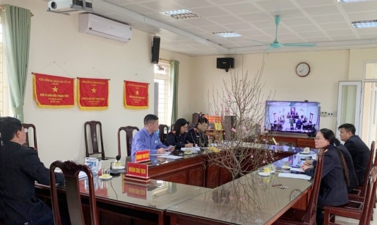 VKSND huyện Gia Viễn tổ chức 02 phiên tòa xét xử rút kinh nghiệm trực tuyến