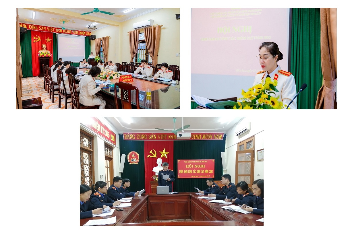 VKSND huyện Hoa Lư; VKSND huyện Yên Mô triển khai công tác kiểm sát năm 2023